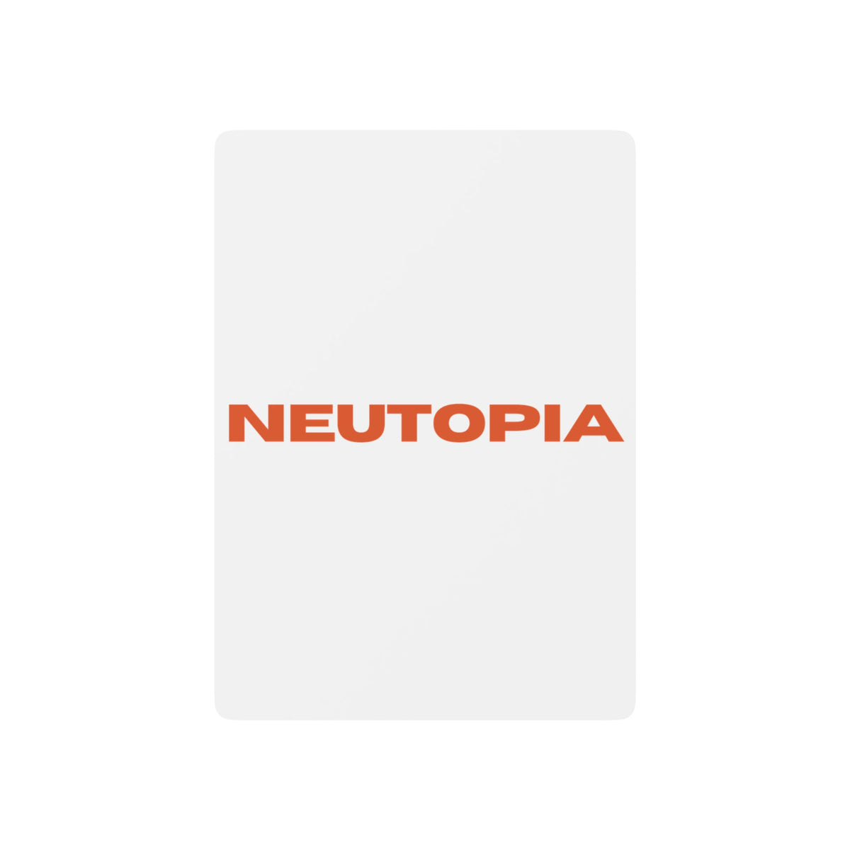 Neutopia Poker Playing Cards